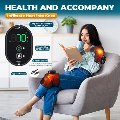 3 in 1 Heating Knee Pad Knee Massager 